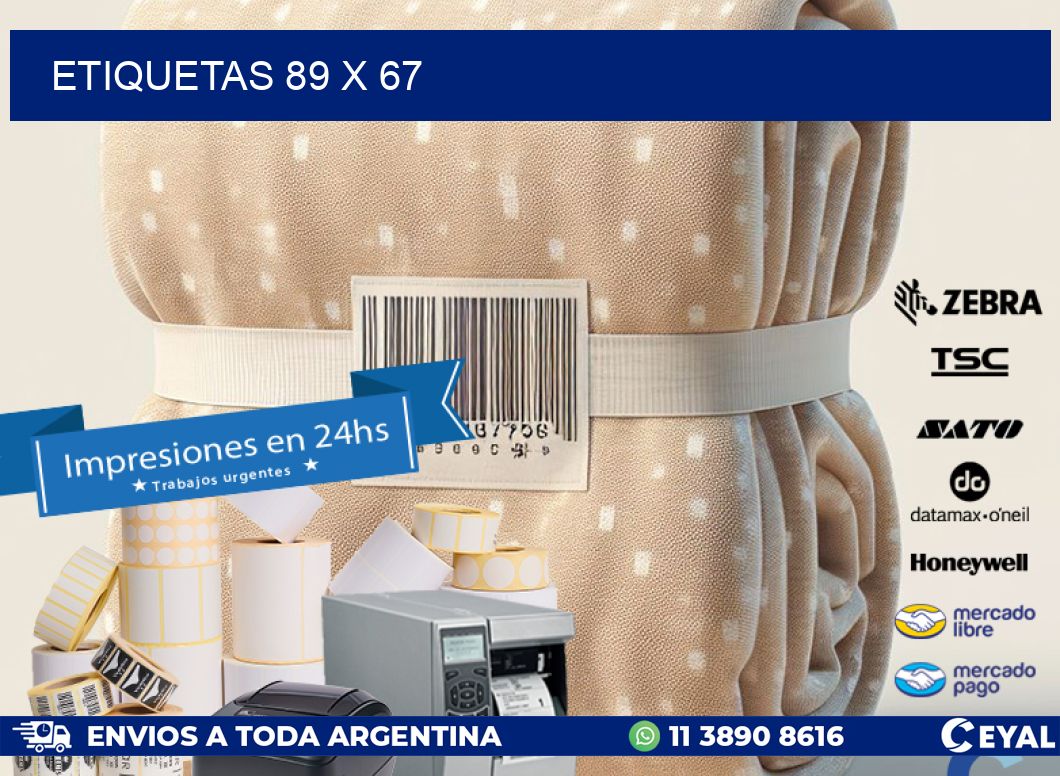 ETIQUETAS 89 x 67