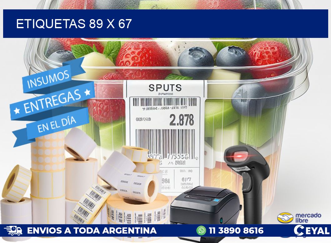ETIQUETAS 89 x 67