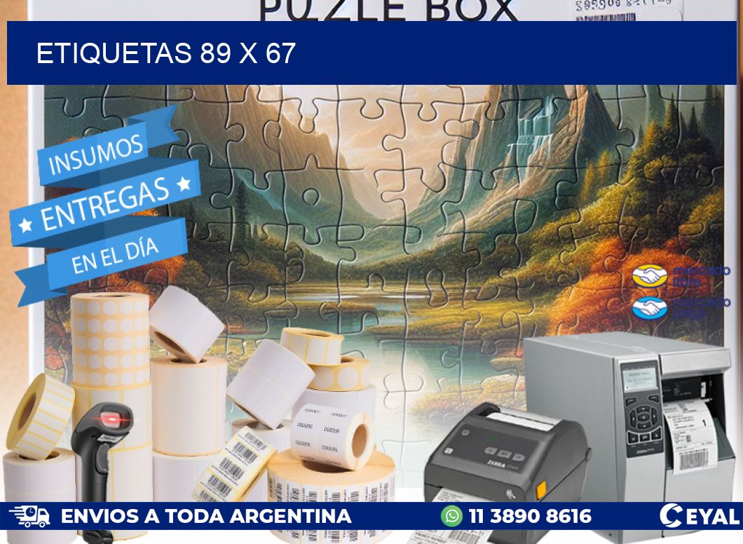 ETIQUETAS 89 x 67
