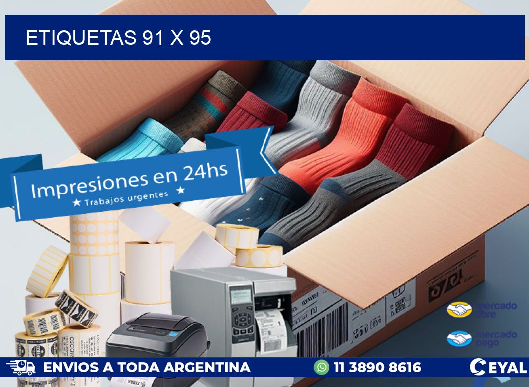 ETIQUETAS 91 x 95