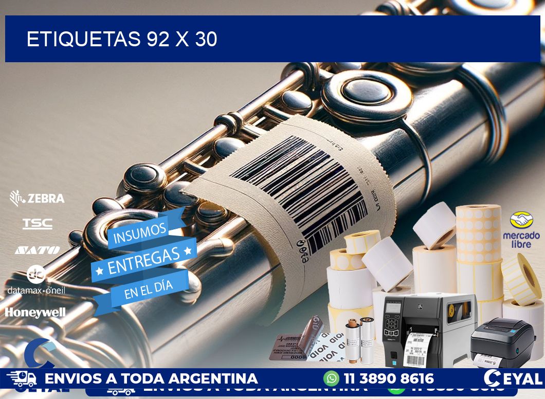 ETIQUETAS 92 x 30