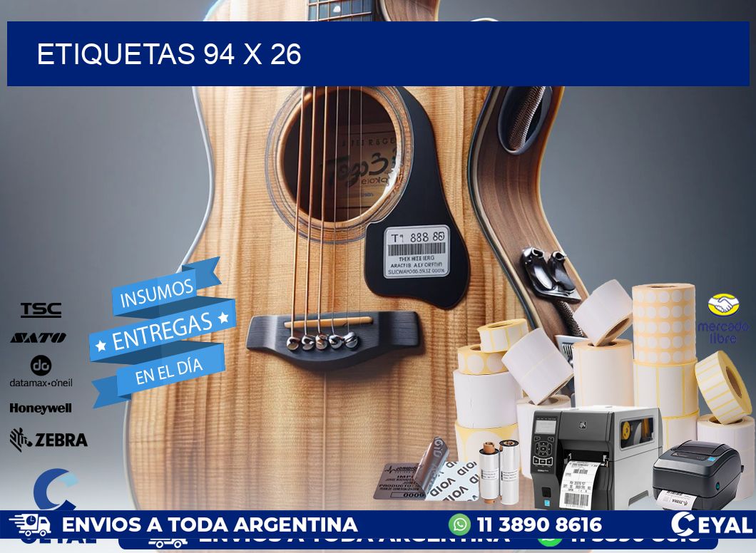 ETIQUETAS 94 x 26