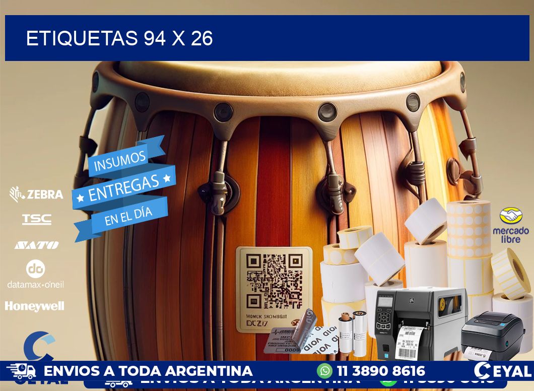ETIQUETAS 94 x 26