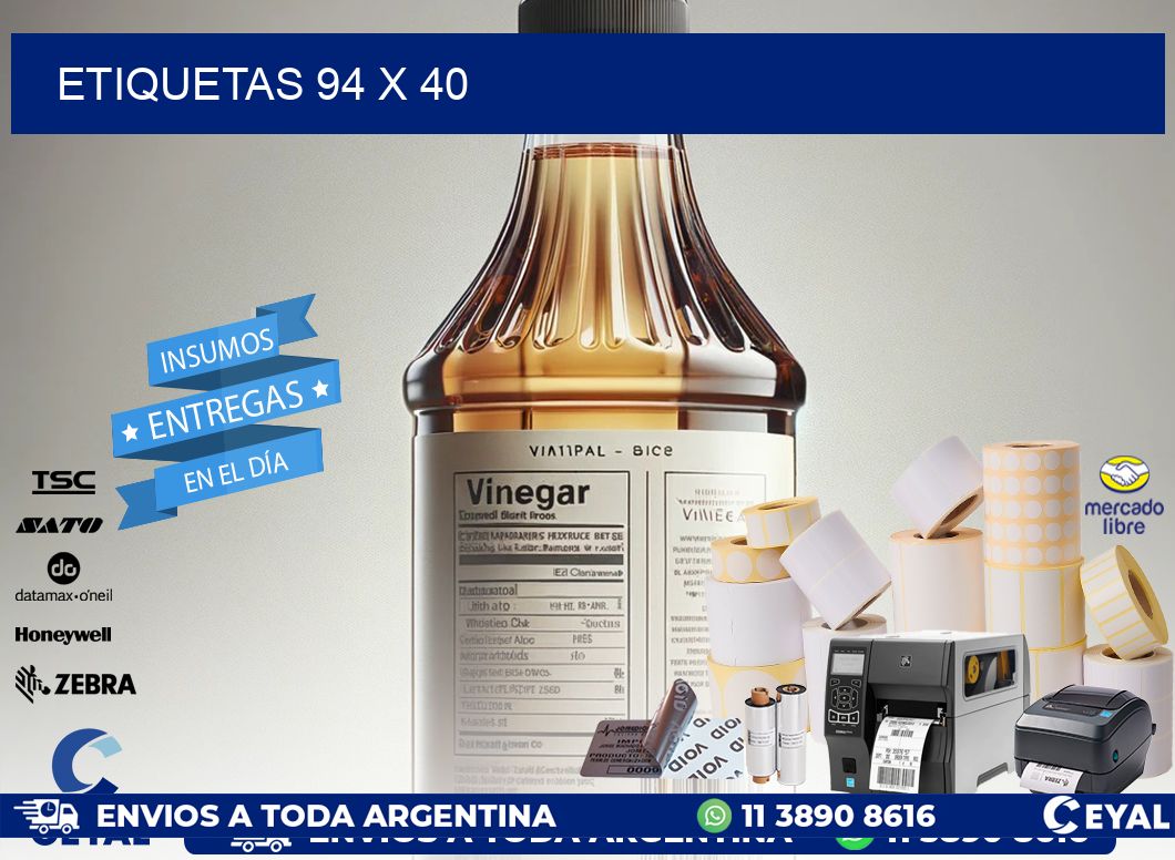 ETIQUETAS 94 x 40