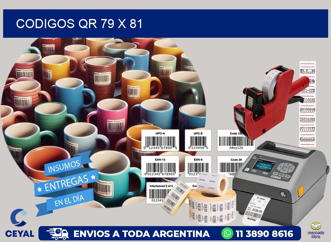 CODIGOS QR 79 x 81