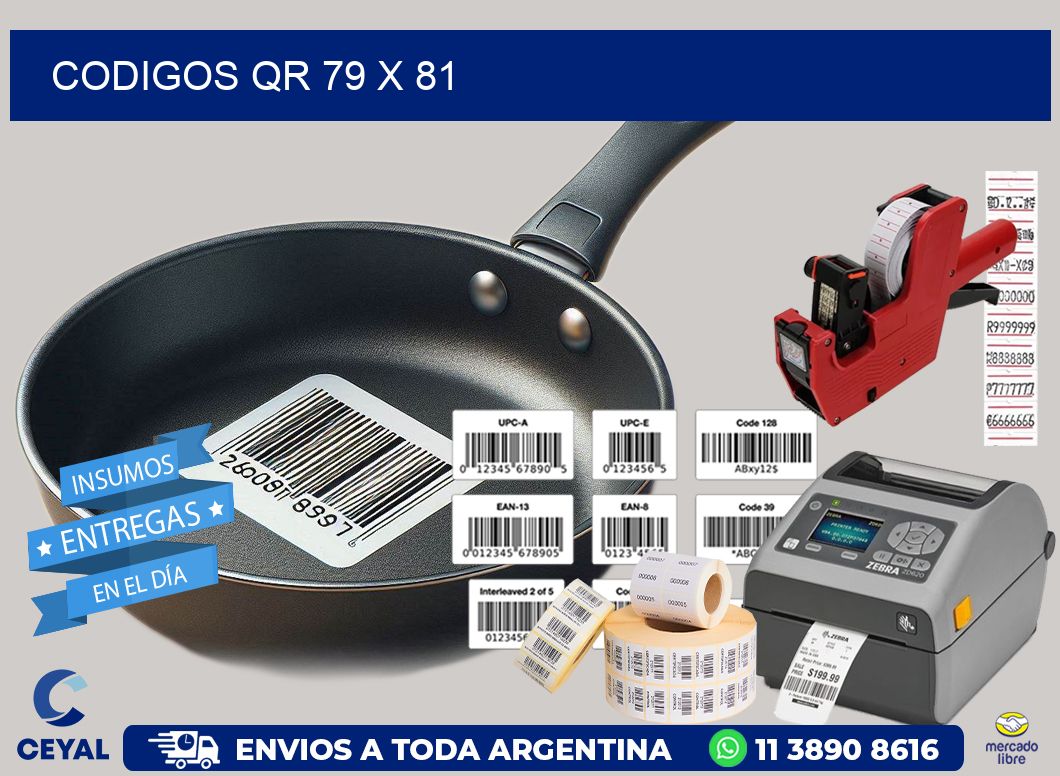 CODIGOS QR 79 x 81