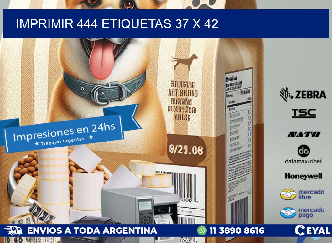IMPRIMIR 444 ETIQUETAS 37 x 42