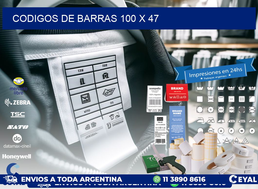 codigos de barras 100 x 47