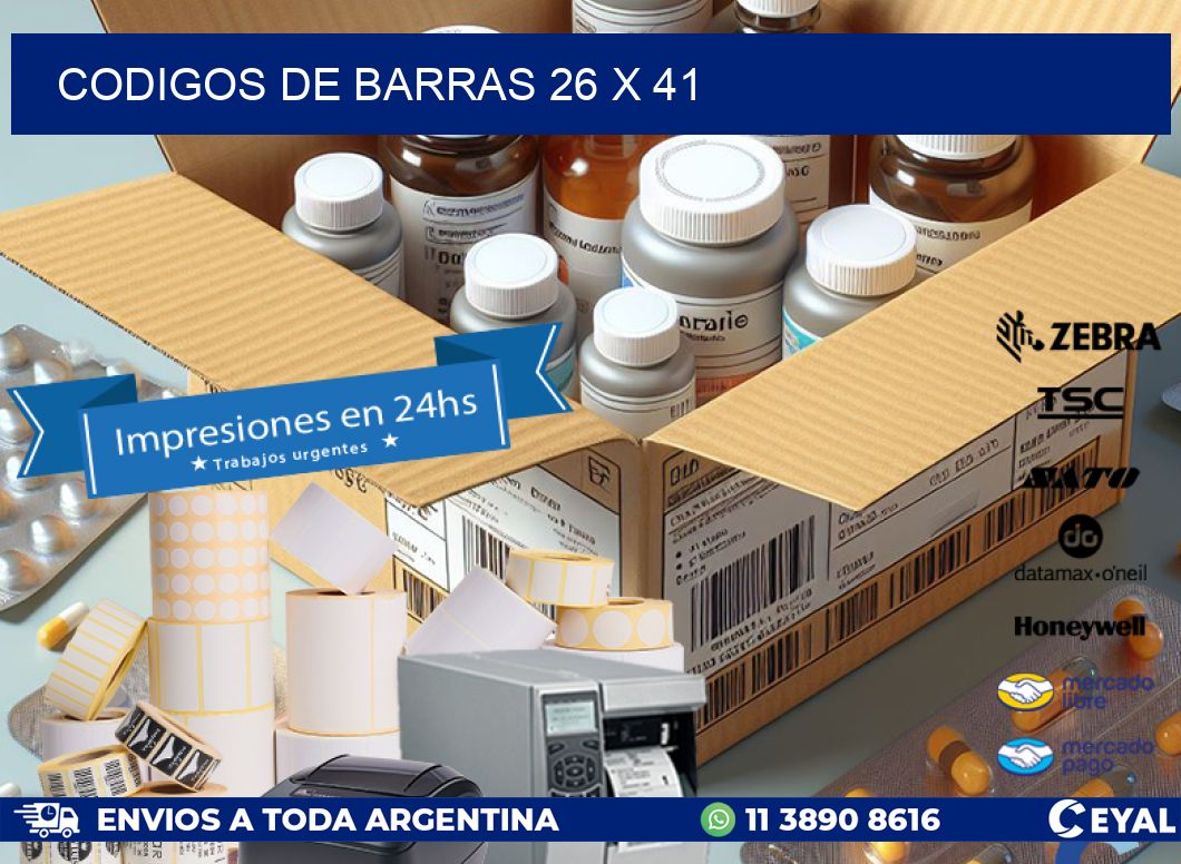 codigos de barras 26 x 41