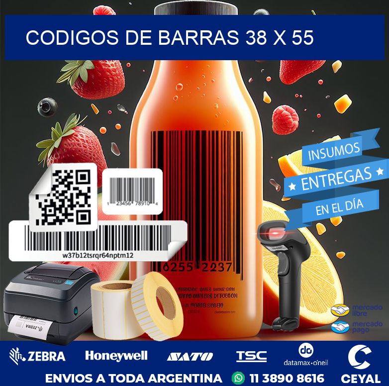 codigos de barras 38 x 55