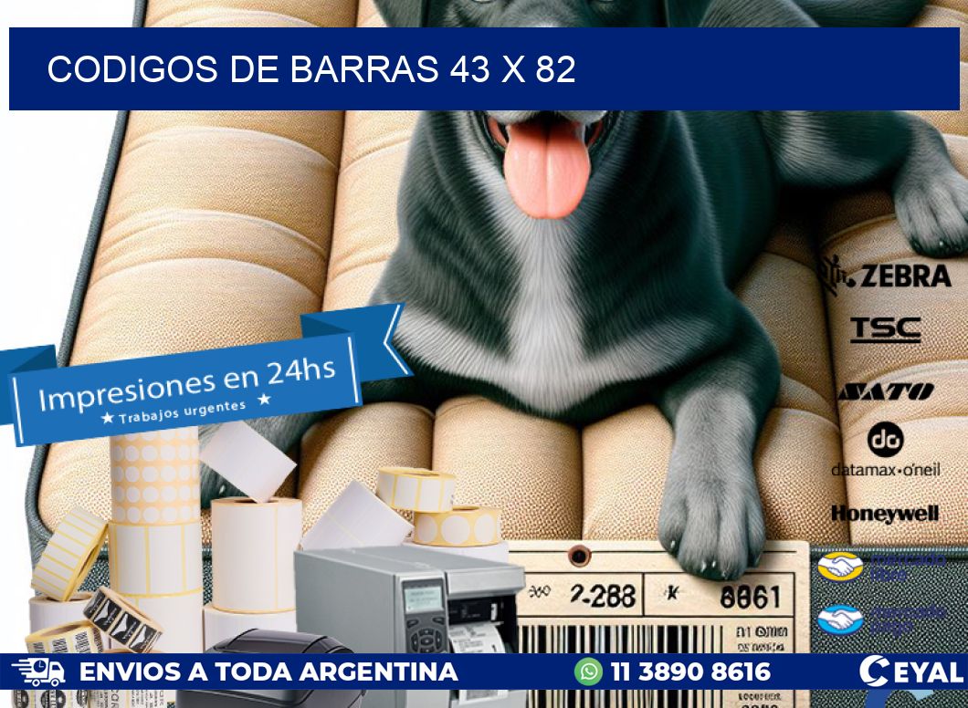 codigos de barras 43 x 82