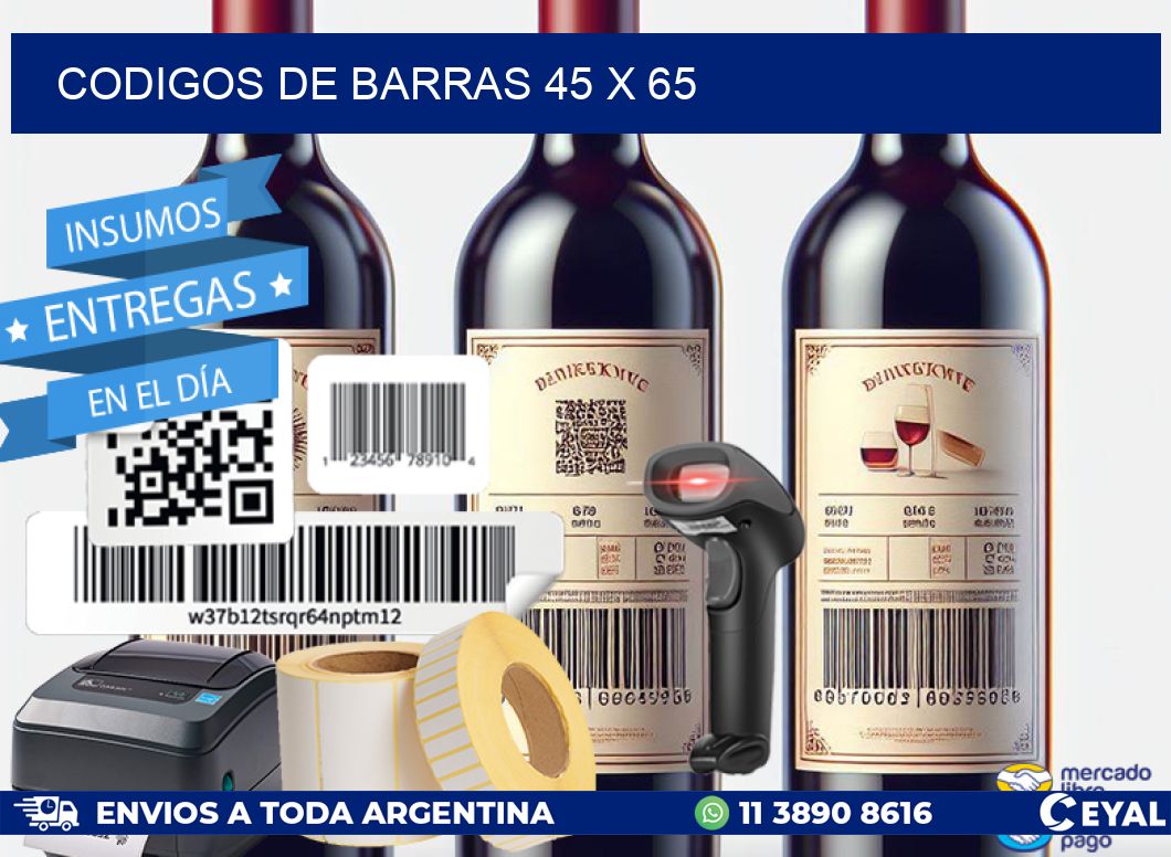 codigos de barras 45 x 65