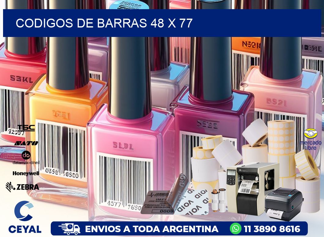 codigos de barras 48 x 77