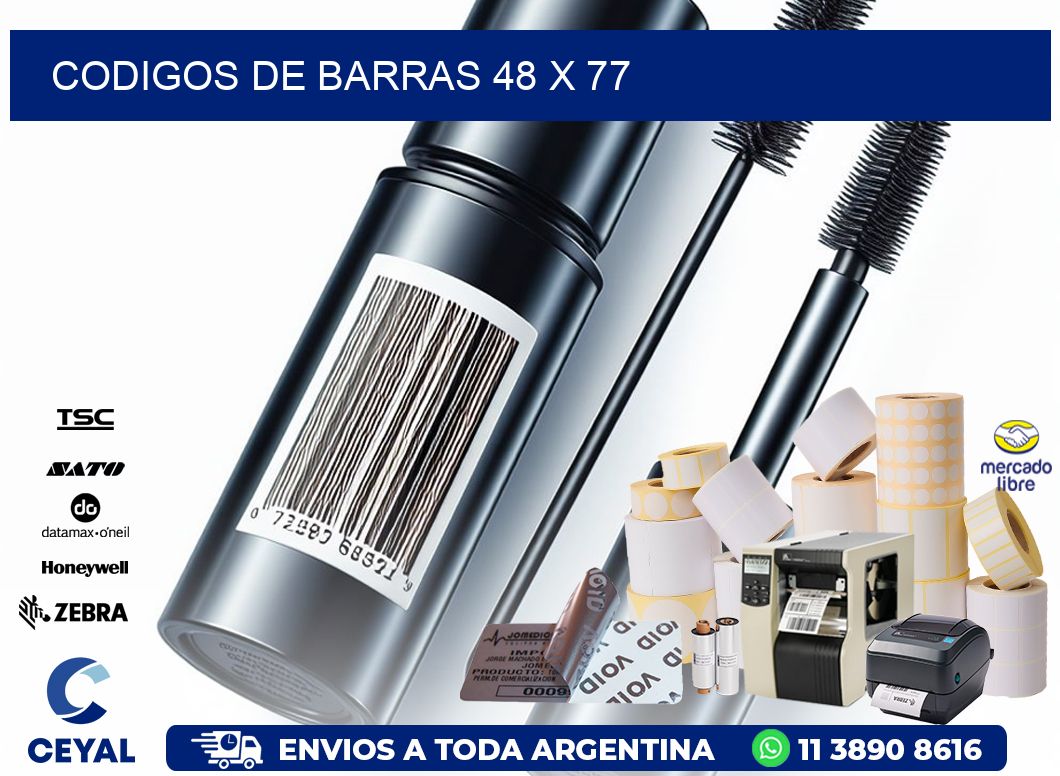 codigos de barras 48 x 77