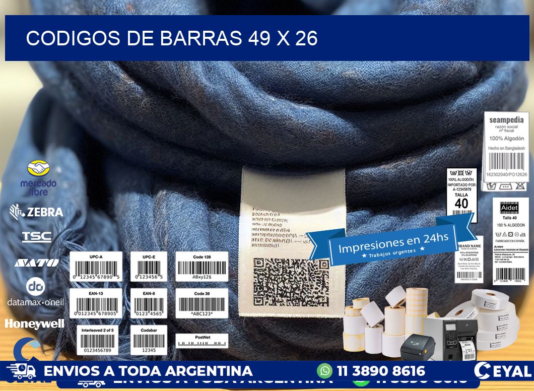 codigos de barras 49 x 26