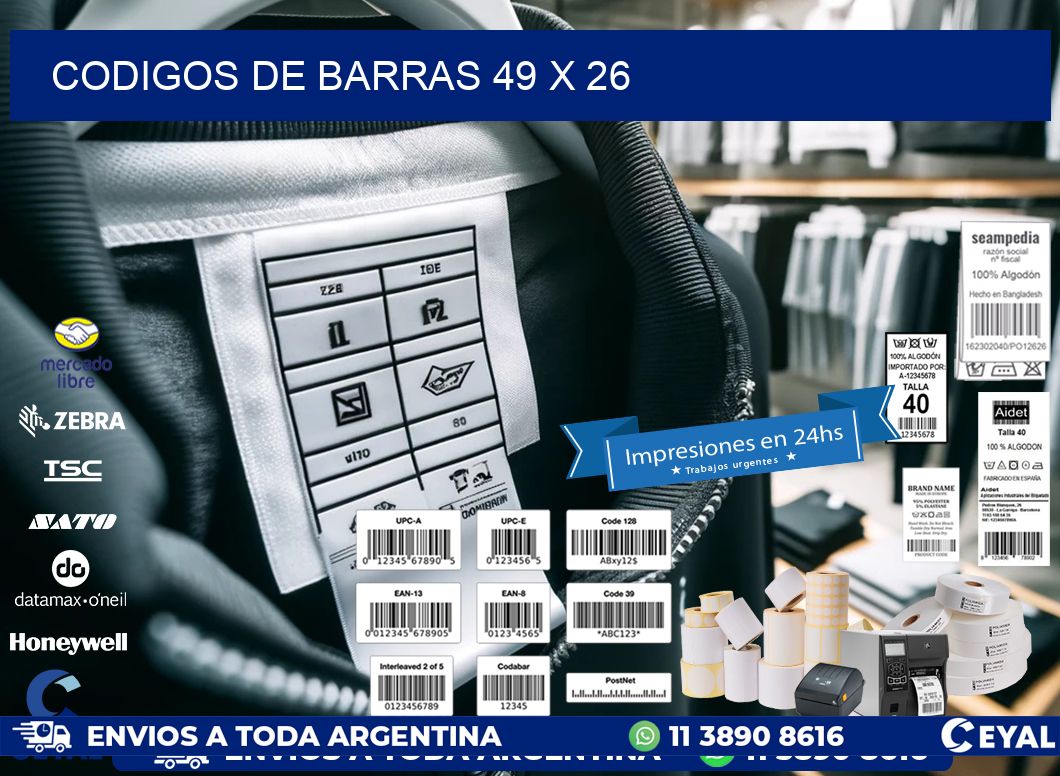 codigos de barras 49 x 26