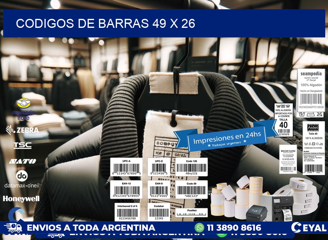 codigos de barras 49 x 26