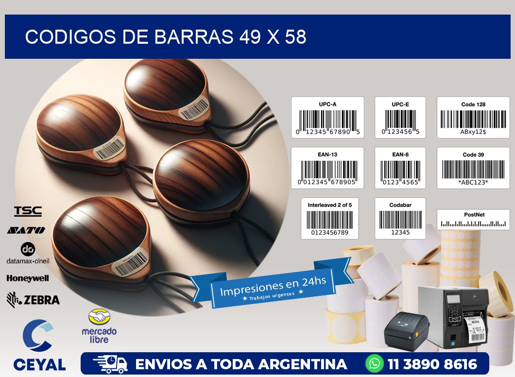 codigos de barras 49 x 58