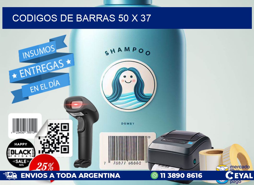 codigos de barras 50 x 37