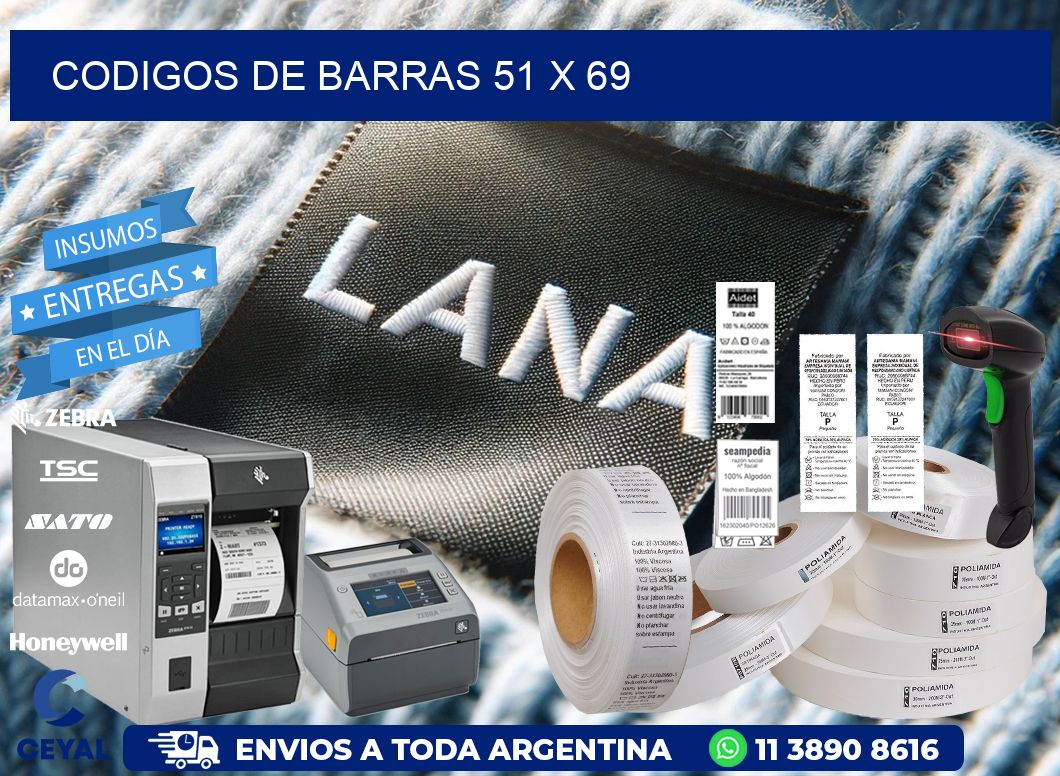 codigos de barras 51 x 69