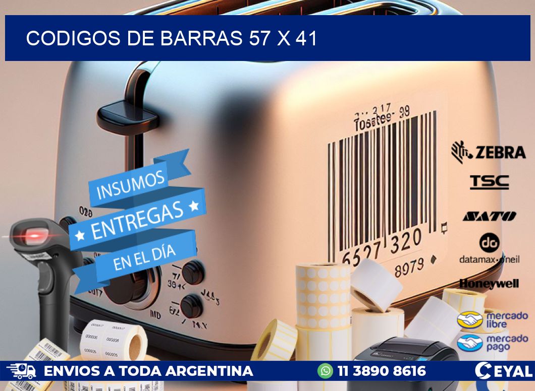 codigos de barras 57 x 41