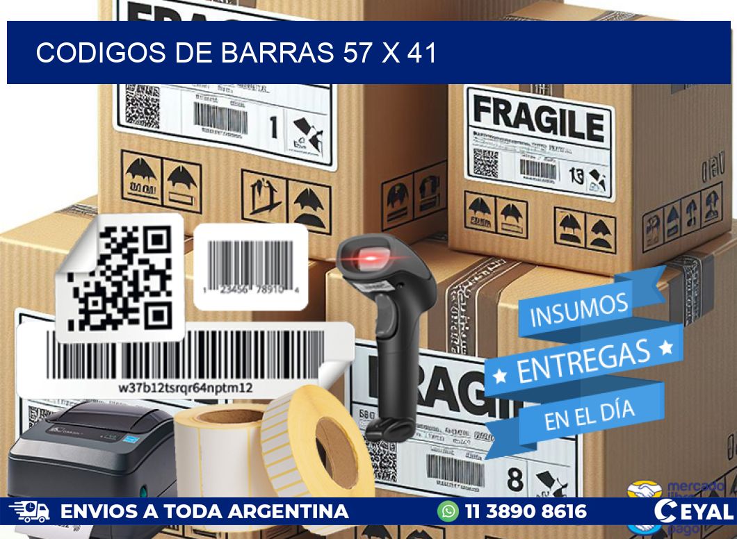codigos de barras 57 x 41