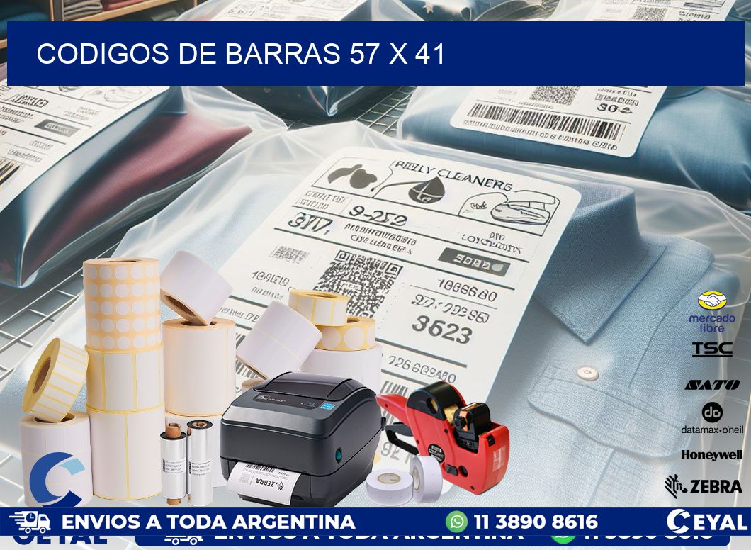 codigos de barras 57 x 41