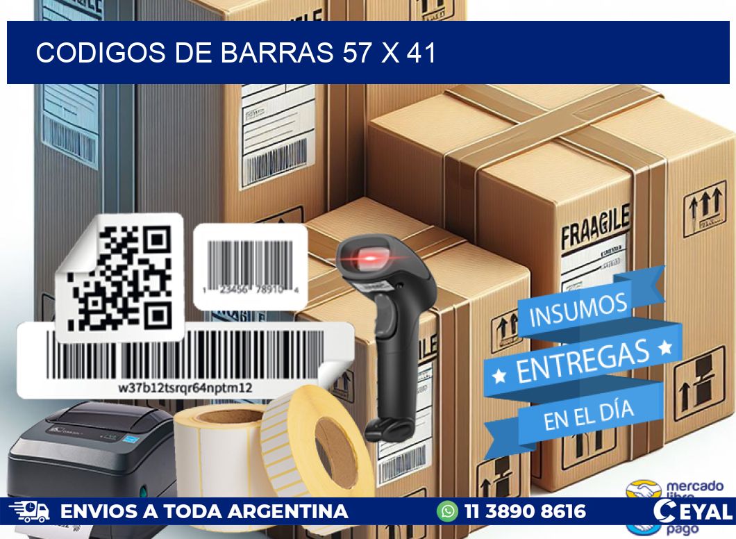 codigos de barras 57 x 41
