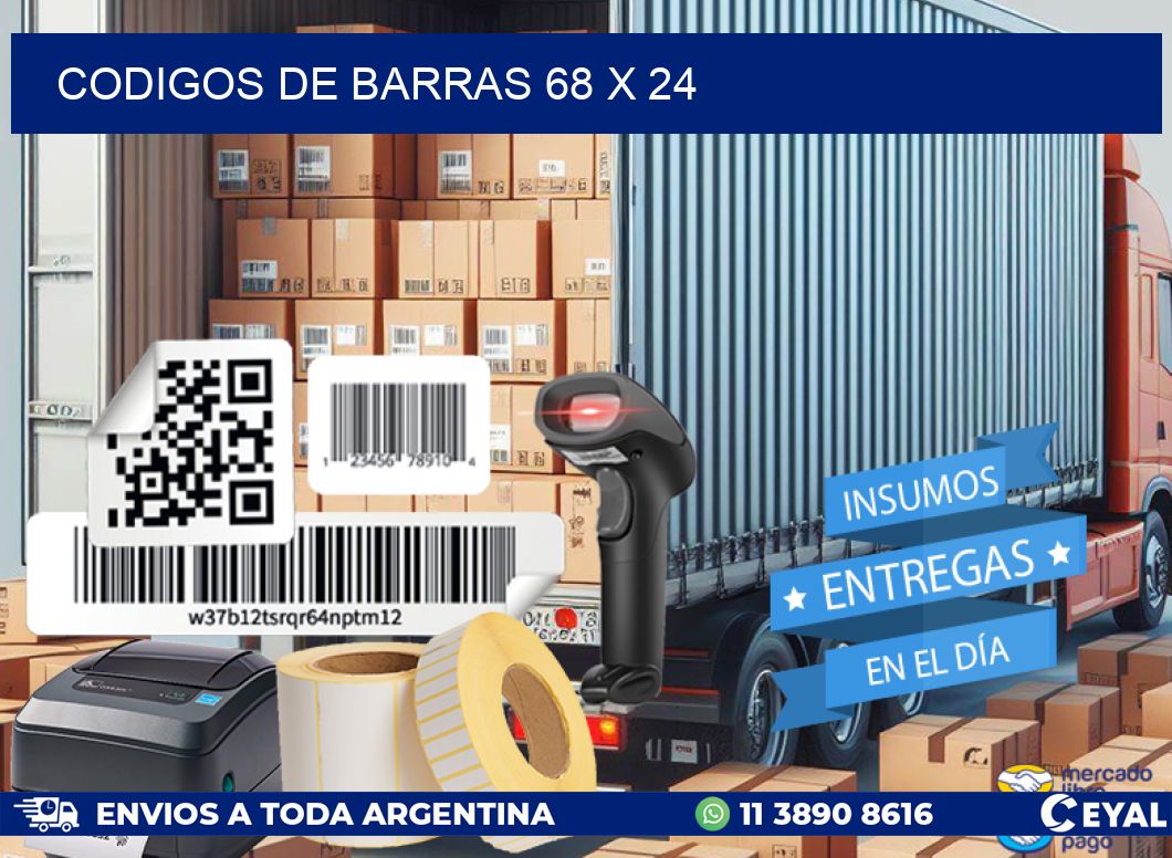codigos de barras 68 x 24