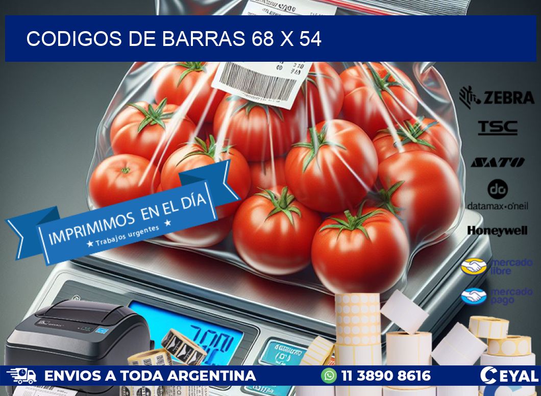codigos de barras 68 x 54