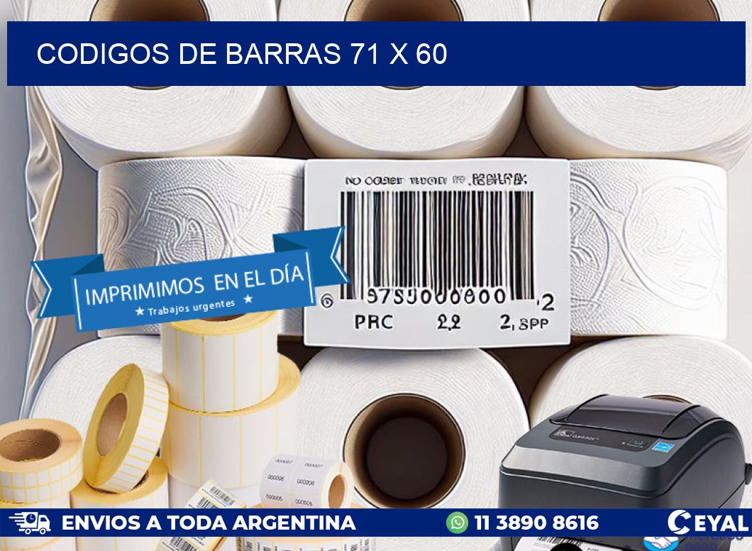 codigos de barras 71 x 60