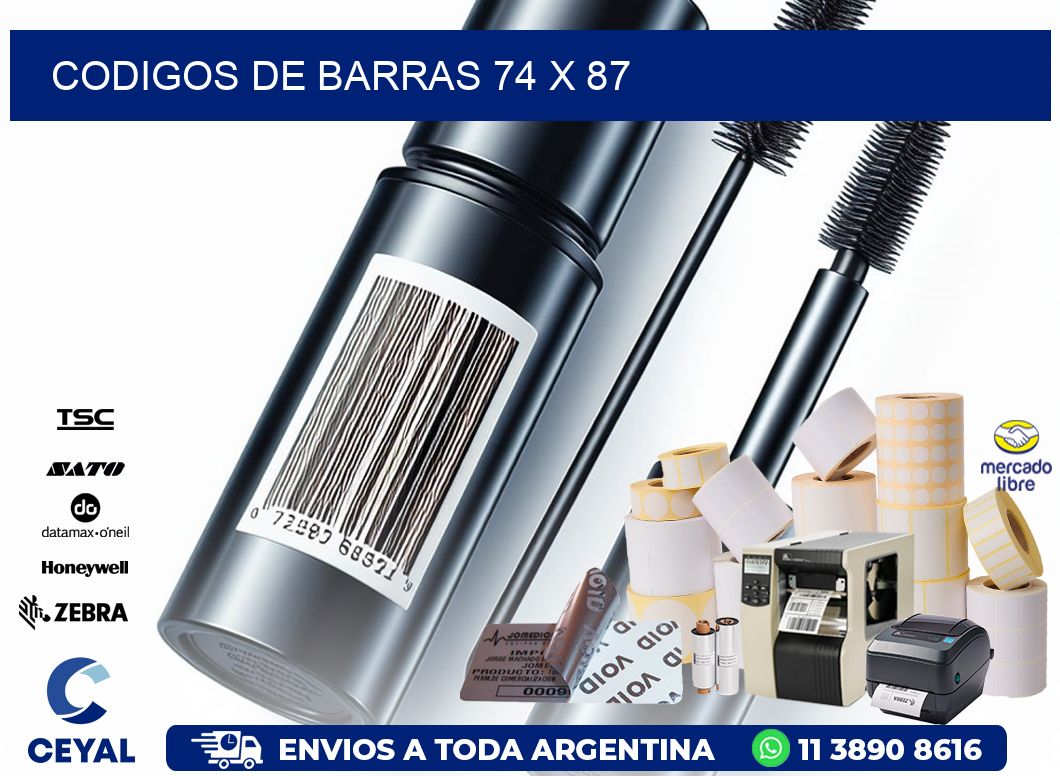 codigos de barras 74 x 87