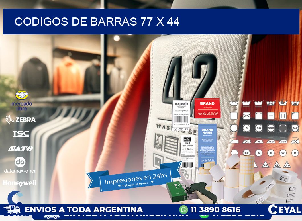 codigos de barras 77 x 44