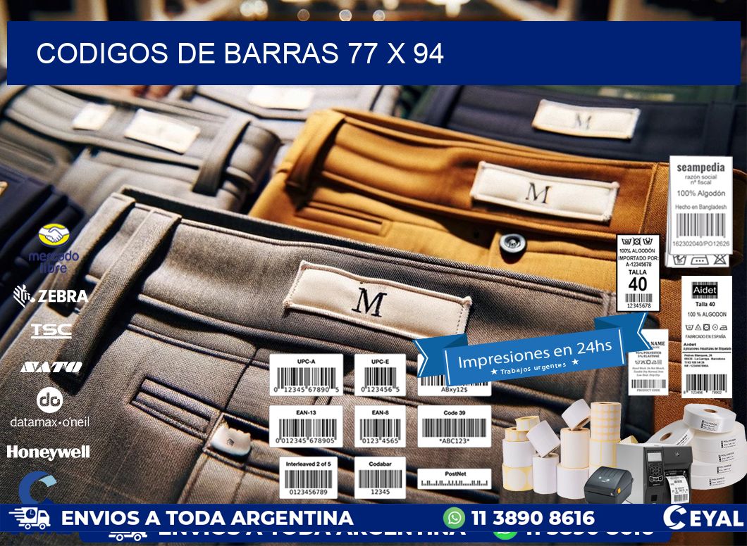 codigos de barras 77 x 94