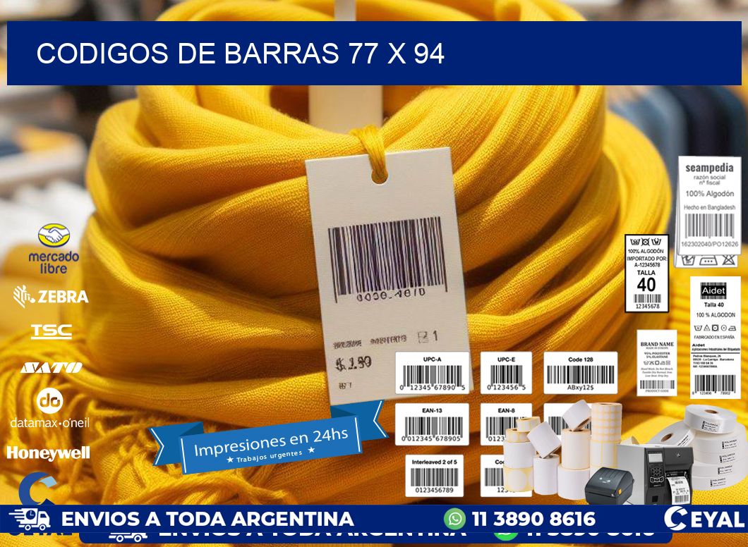 codigos de barras 77 x 94