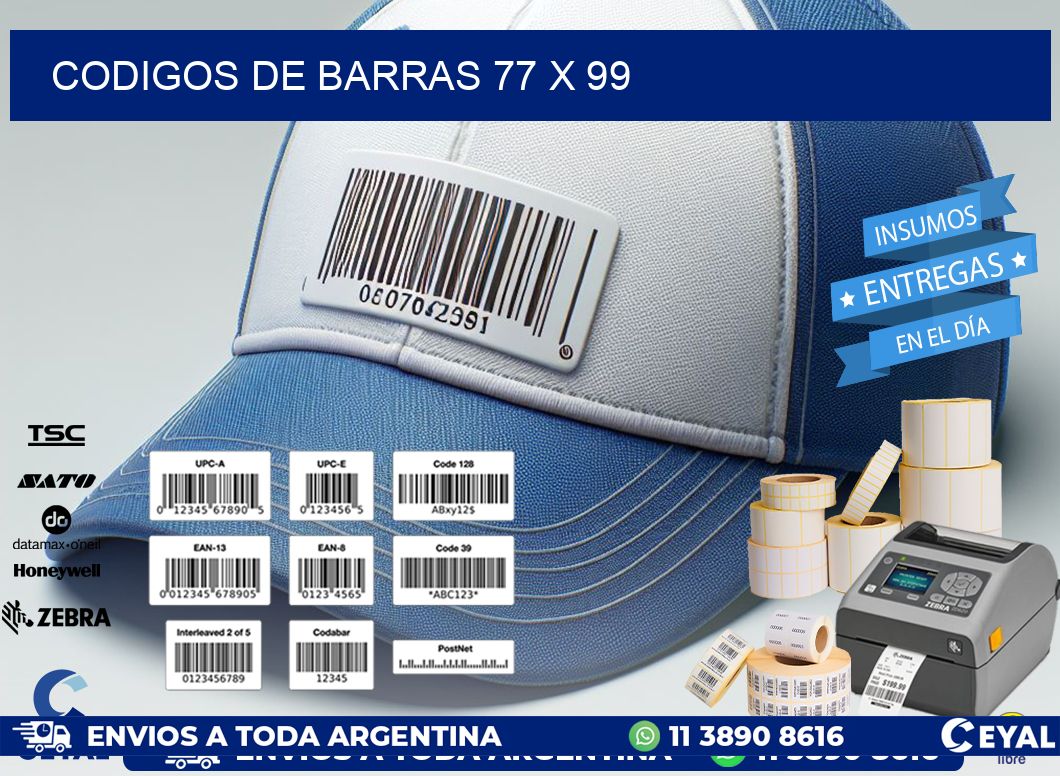codigos de barras 77 x 99