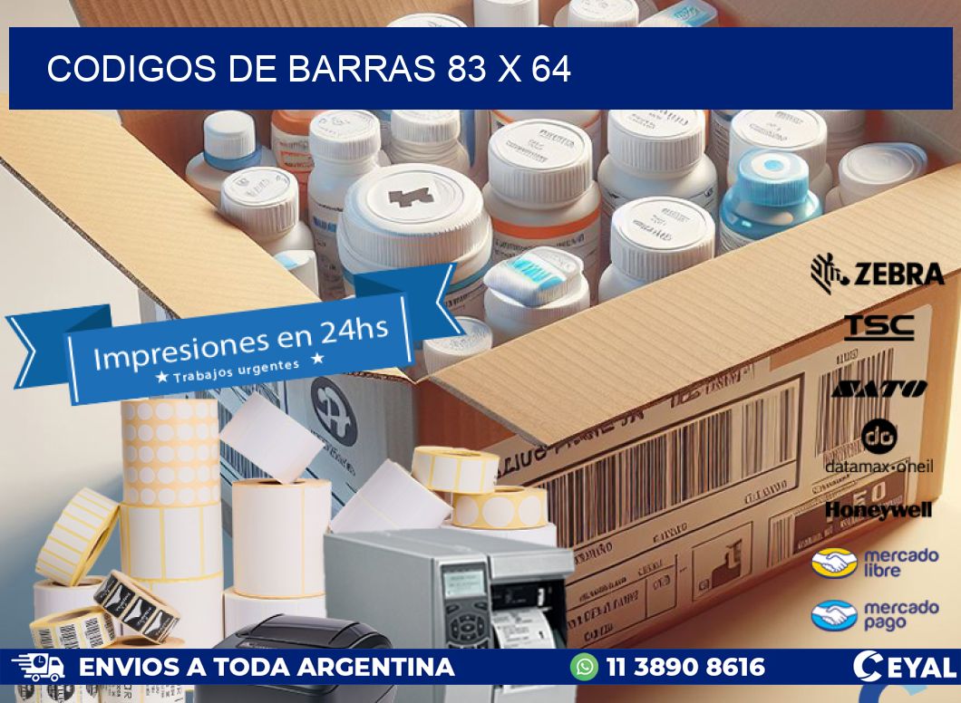 codigos de barras 83 x 64