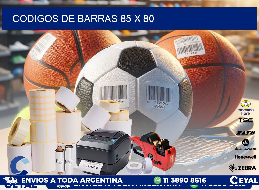 codigos de barras 85 x 80