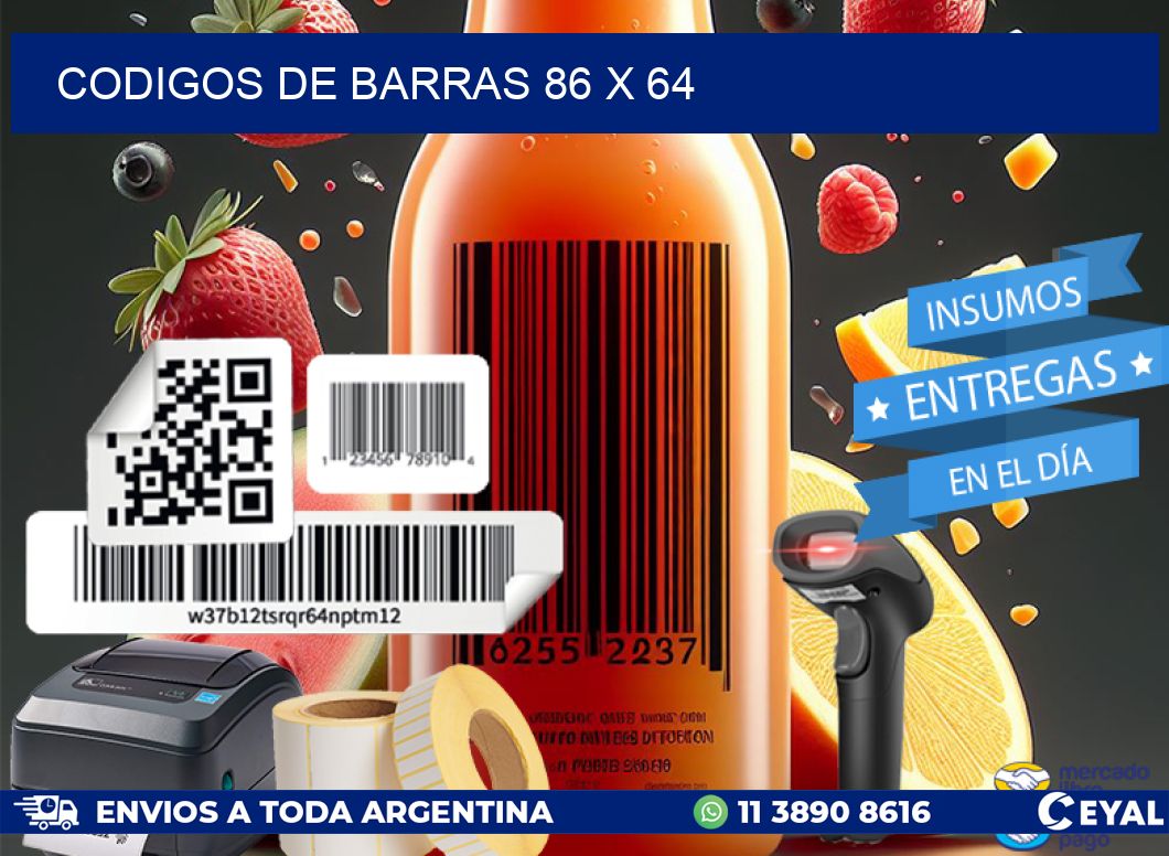 codigos de barras 86 x 64