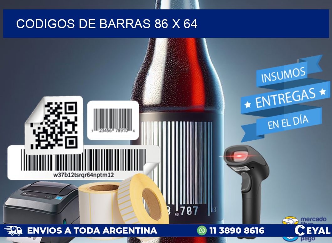 codigos de barras 86 x 64
