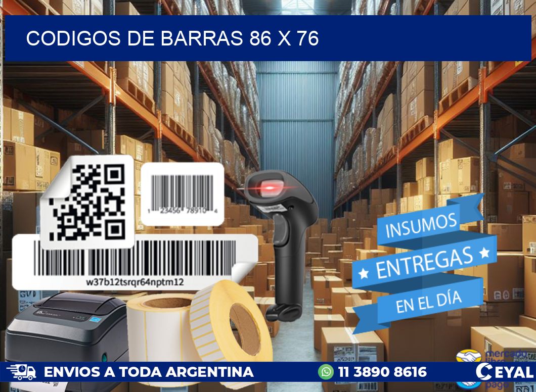 codigos de barras 86 x 76