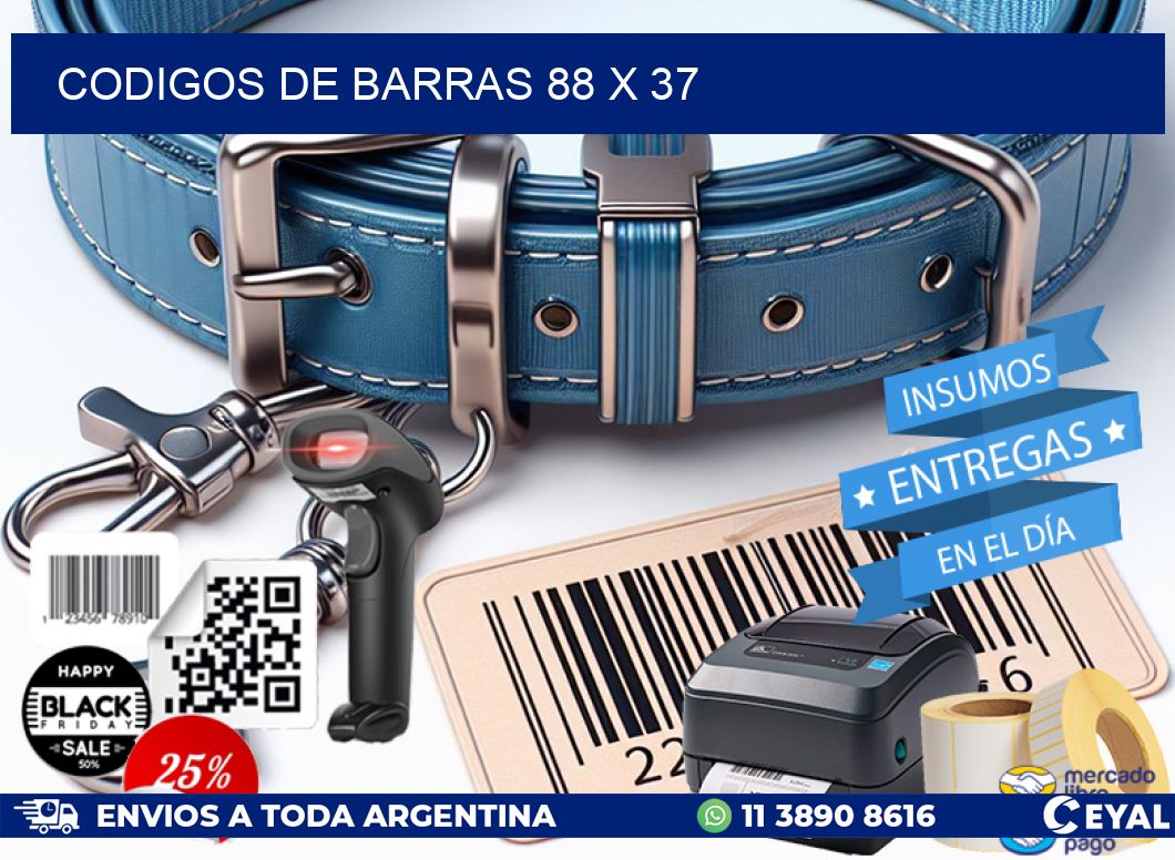 codigos de barras 88 x 37