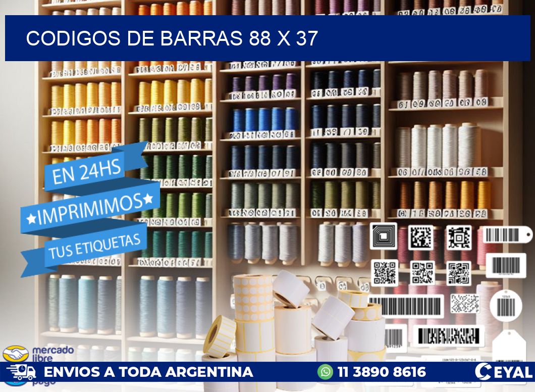 codigos de barras 88 x 37