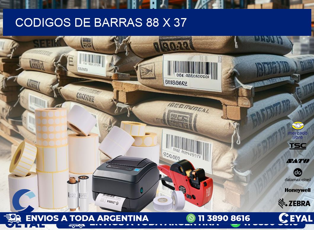 codigos de barras 88 x 37