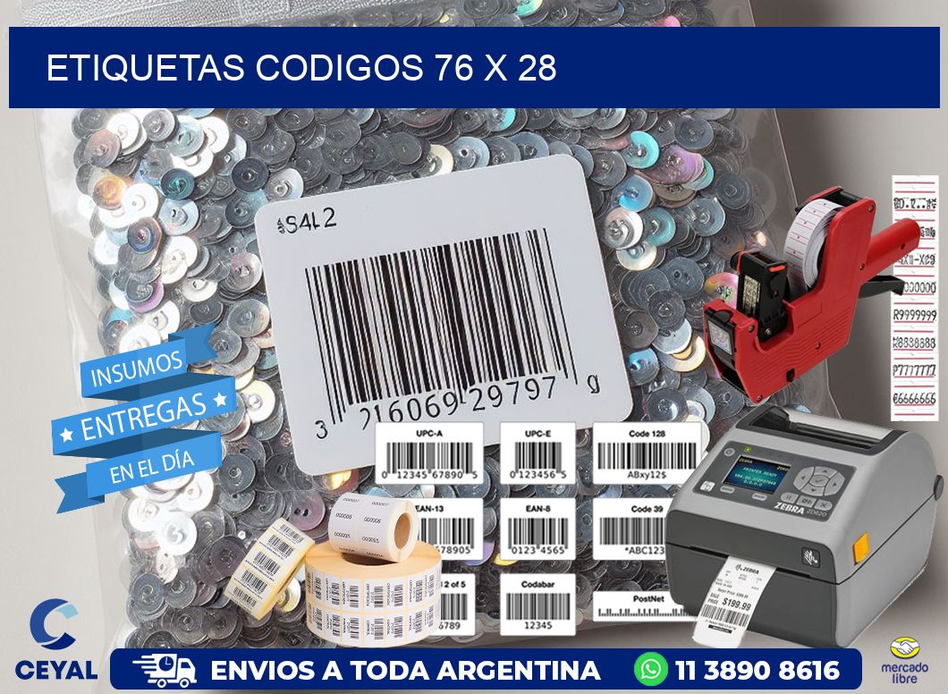 etiquetas codigos 76 x 28