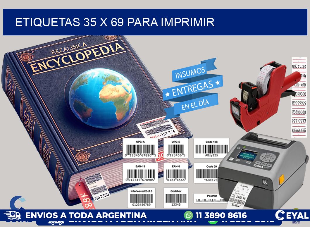 ETIQUETAS 35 x 69 PARA IMPRIMIR