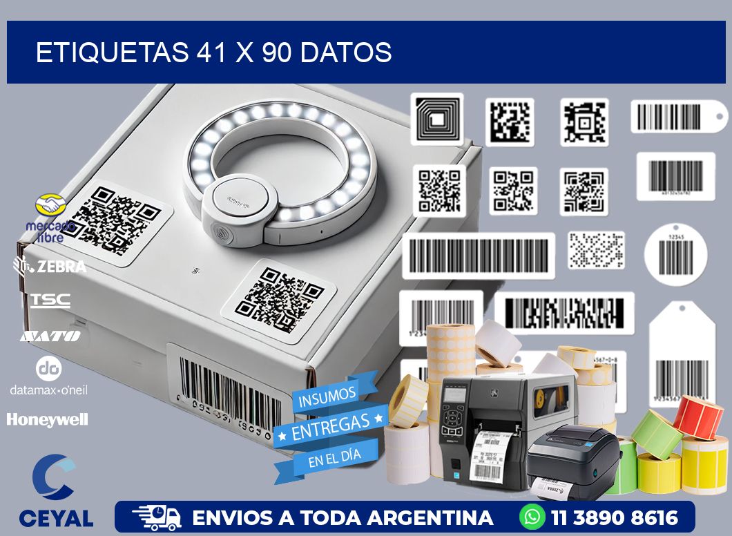 ETIQUETAS 41 x 90 DATOS