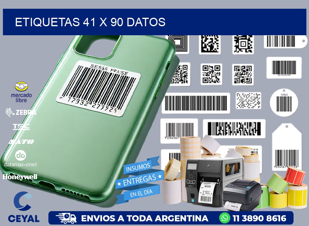 ETIQUETAS 41 x 90 DATOS
