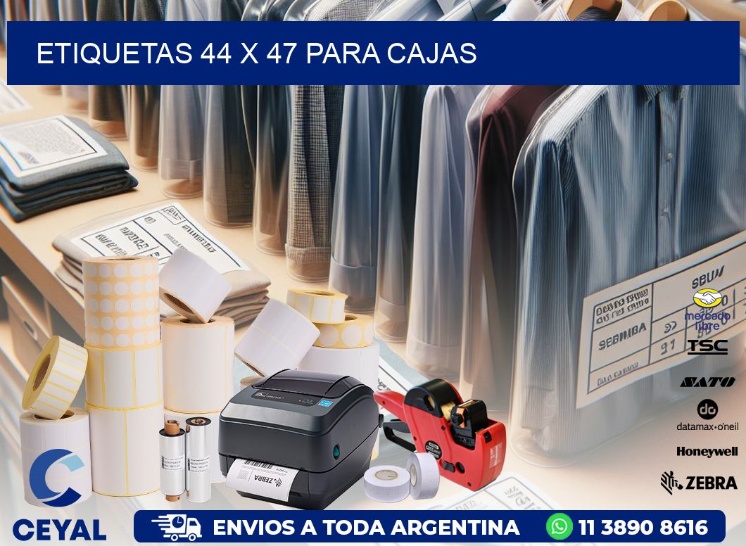 ETIQUETAS 44 x 47 PARA CAJAS