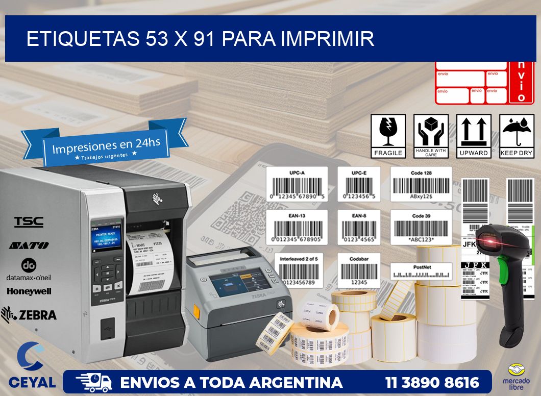 ETIQUETAS 53 x 91 PARA IMPRIMIR